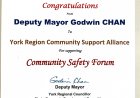 Greetings For Our Community Safety Forum