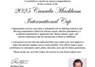 2025 Canada Markham International Cup
