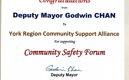 Greetings For Our Community Safety Forum